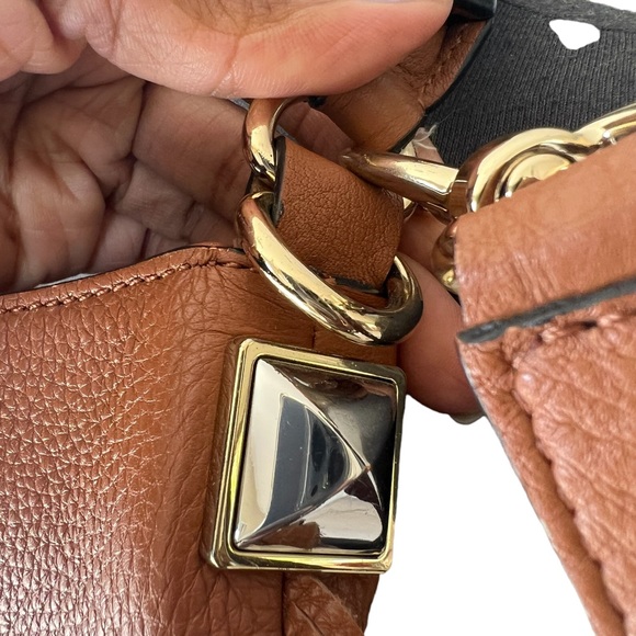 REBECCA MINKOFF Pebbled Leather Shoulder and/or crossbody bag fringe detail Boho - Picture 6 of 13